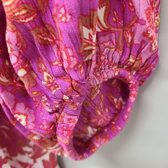 Billa Spring Floral Blouse Size Large | Pink - Picture 5 of 16